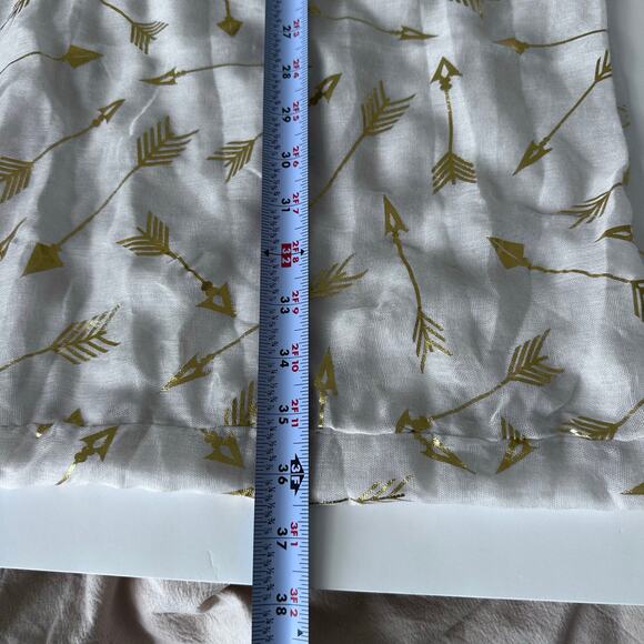 Metallic Gold Arrow Infinity Scarf - Picture 6 of 7